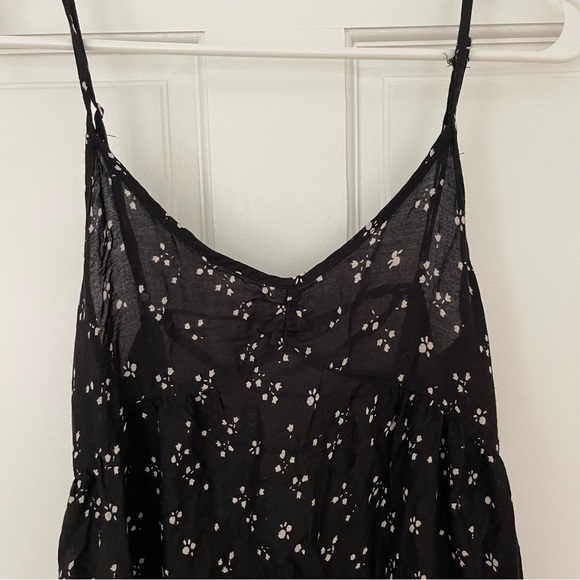 Urban Outfitters UO Harper Tiered Lace-Up Babydoll Dress Size XS - Picture 5 of 9